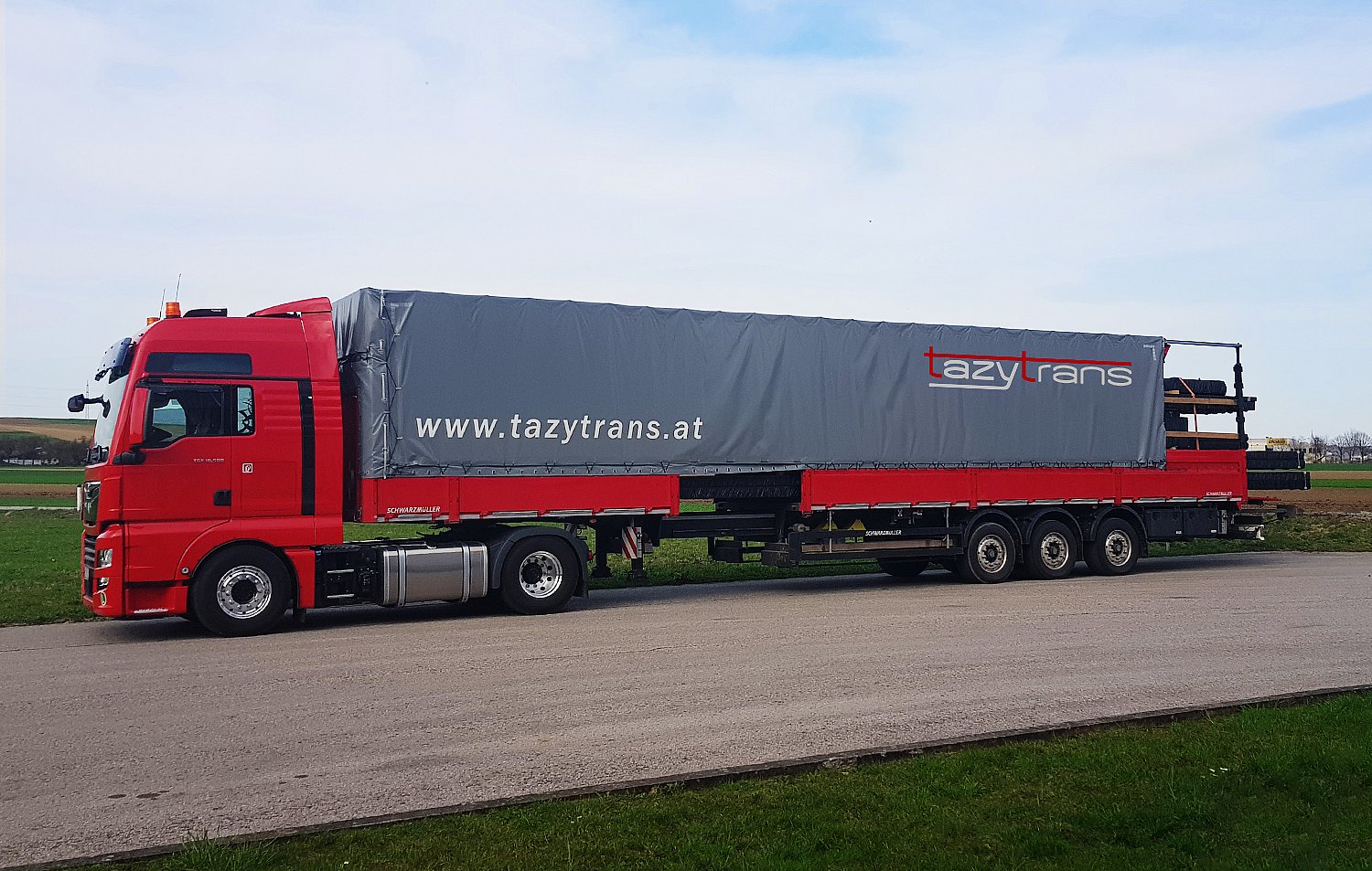 TAZYTRANS Logistik – Teleskopsattel