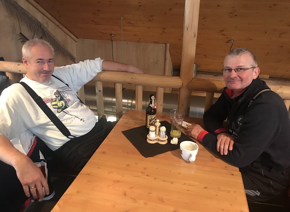 Gruppenbild auf der Piste